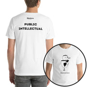 Public Intellectual Black Print Unisex T-Shirt