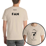 Fan Black Print Unisex T-Shirt