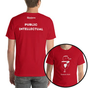 Public Intellectual White Print Unisex T-Shirt